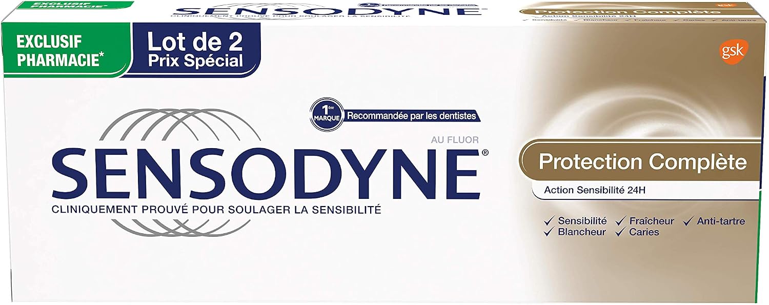 Sensodyne Complete Protection 2 x 75ml, 150 ml (Pack of 1) - Image 3