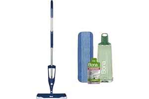 Bona Multi-Surface Floor Premium Spray Mop - Includes Multi-Surface Floor Cleaner Concentrate and Machine Washable Microfiber Cleaning Pad - For Stone, Tile, Laminate and Vinyl LVT/LVP Floors