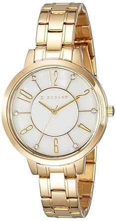 Giordano Analog White Dial Womens Watch - A2018-11