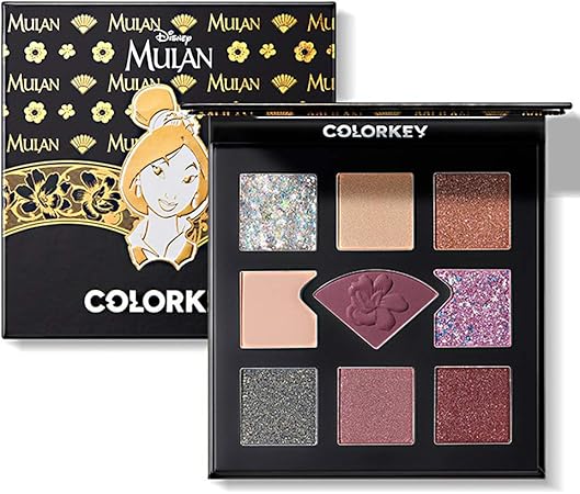 Amazon Colorkey花木蘭アイシャドウパレット 色落ちにくい パール マット 初心者とベテランの女の子に適応 02 迷離 Colorkey アイシャドウ 通販