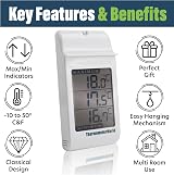 Thermometer World Digital Max Min Greenhouse Thermometer view 3