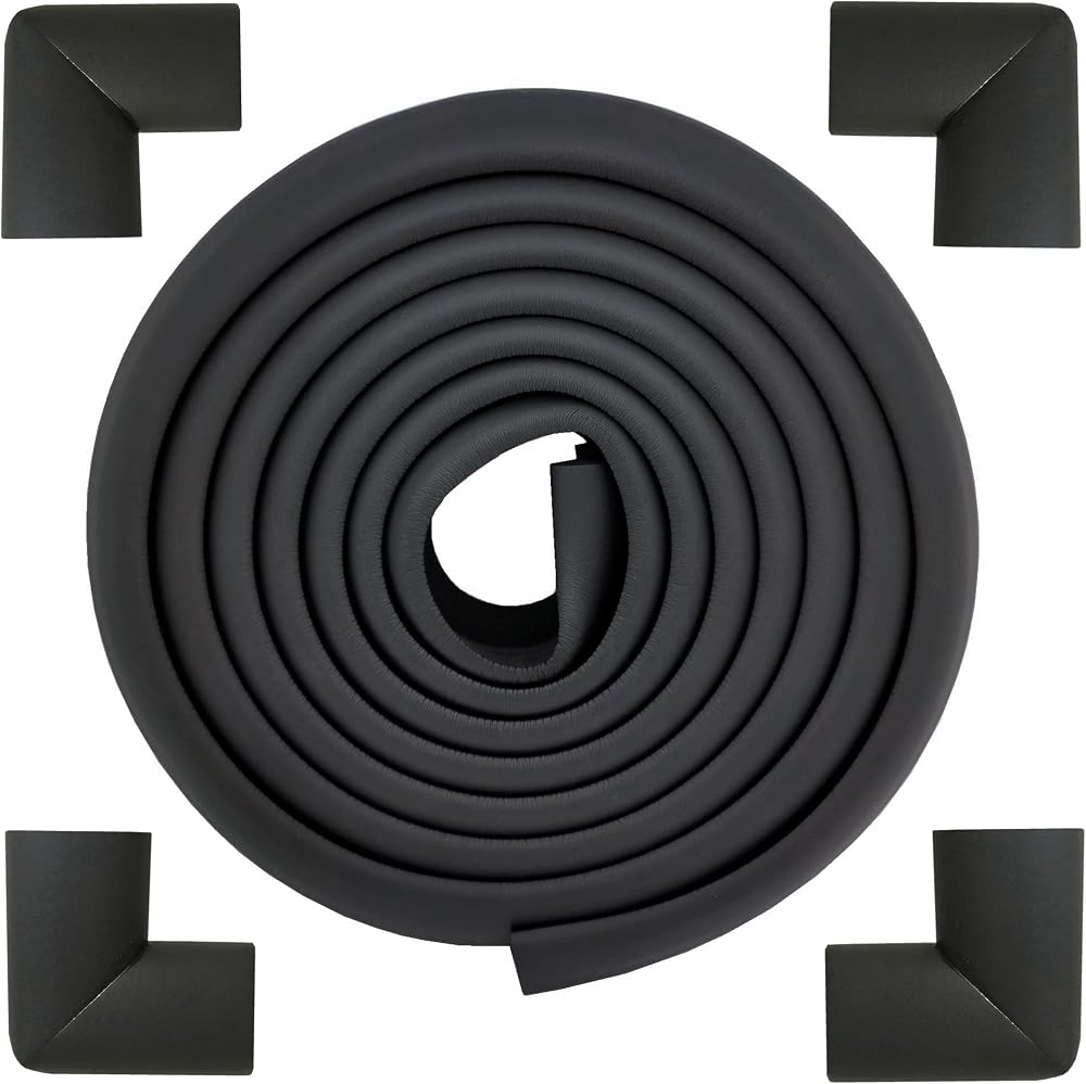 M2cbridge Extra Thick Edge Guard 4m Foam Corner Protectors Black