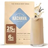 Ka&rsquo;Chava Whole Body Meal Shake Vanilla 2 lb &ndash; Vegan Protein Powder with 85+ Superfoods &amp; Greens &ndash; Plant-Based Meal Replacement with Probiotics &amp; Digestive Enzymes &ndash; Gluten &amp; Dairy Free (15 Servings)