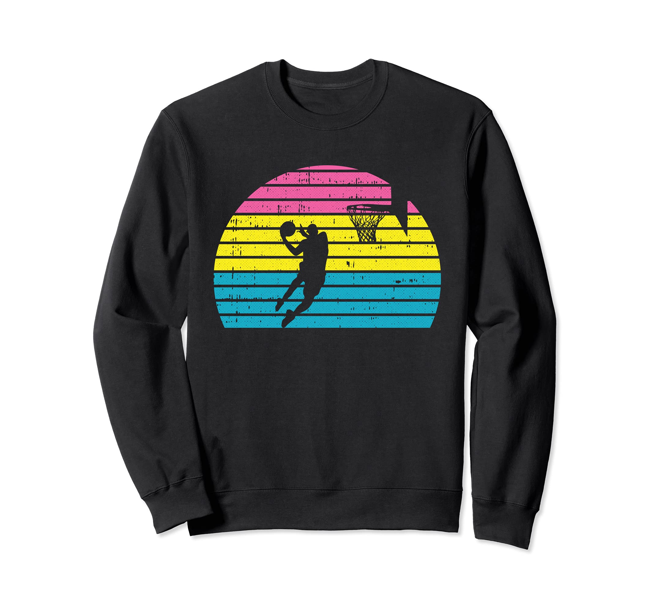 Basketball Player LGBT-Q Retro Pansexual Pride Sport Fan Sweatshirt