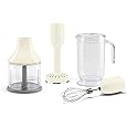 Smeg HBAC01CR Accessory Set for HBF01 50's Retro Style Hand Blender, Cream