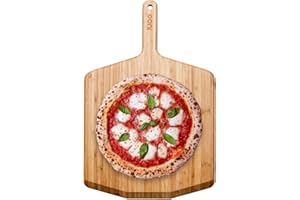 Ooni 14” Bamboo Pizza Peel – Lightweight Smooth Wooden Pizza Paddle and Serving Board – Ooni Outdoor Pizza Oven Accessories…
