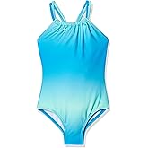Kanu Surf Girls Jasmine Beach Sport Halter One Piece Swimsuit