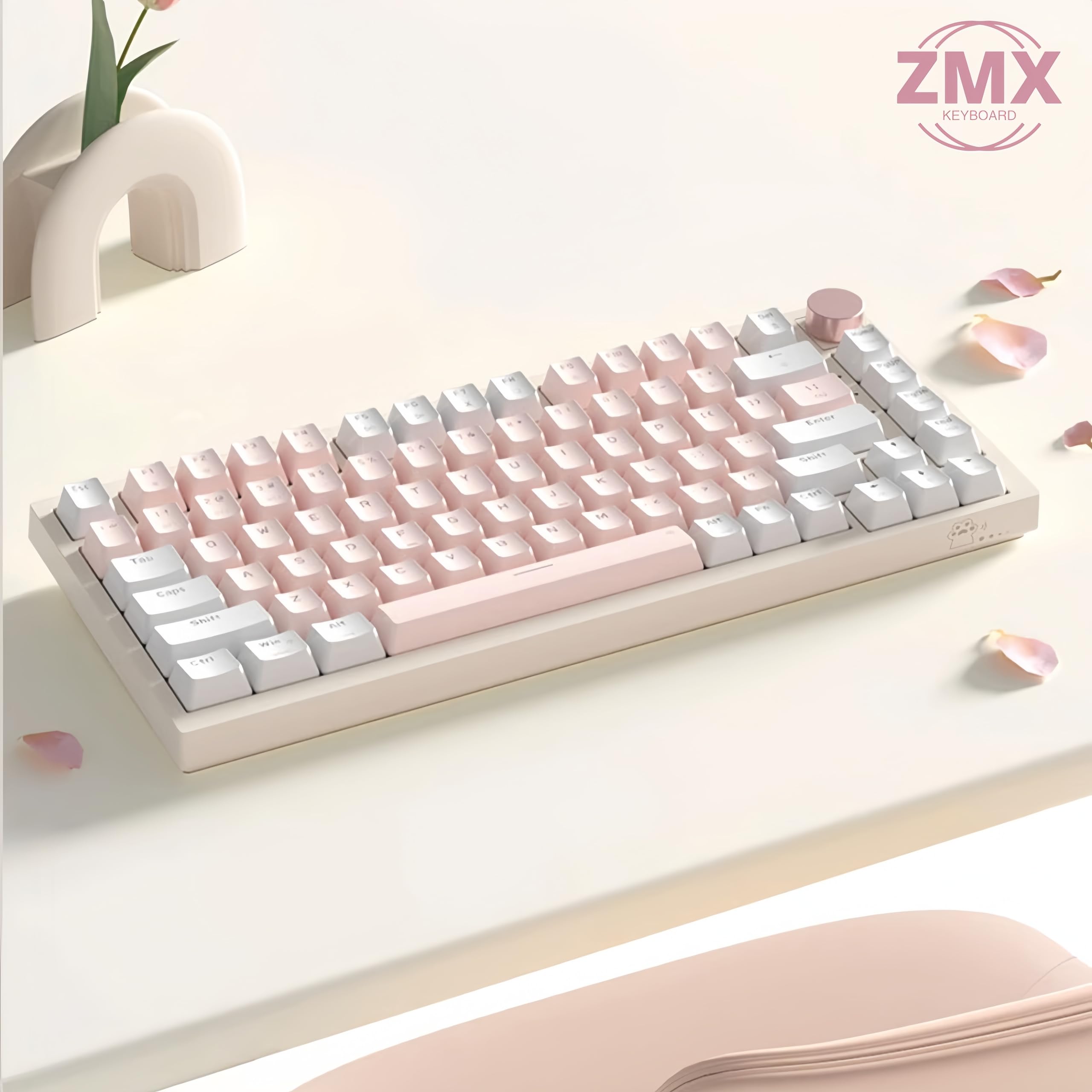 Mua ZMX AK82 Mechanical Keyboard,75% Hot Swappable RGB Gaming Keyboard ...