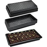 RooTrimmer 10 Pack 1020 Mesh Trays, Extra Strength 1020 Mesh Bottom Trays with Holes, 20'' x 10'', Heavy Duty Propagation Flats for Microgreens, Seed Starting, Soil Blocks, Hydroponics & Wheatgrass