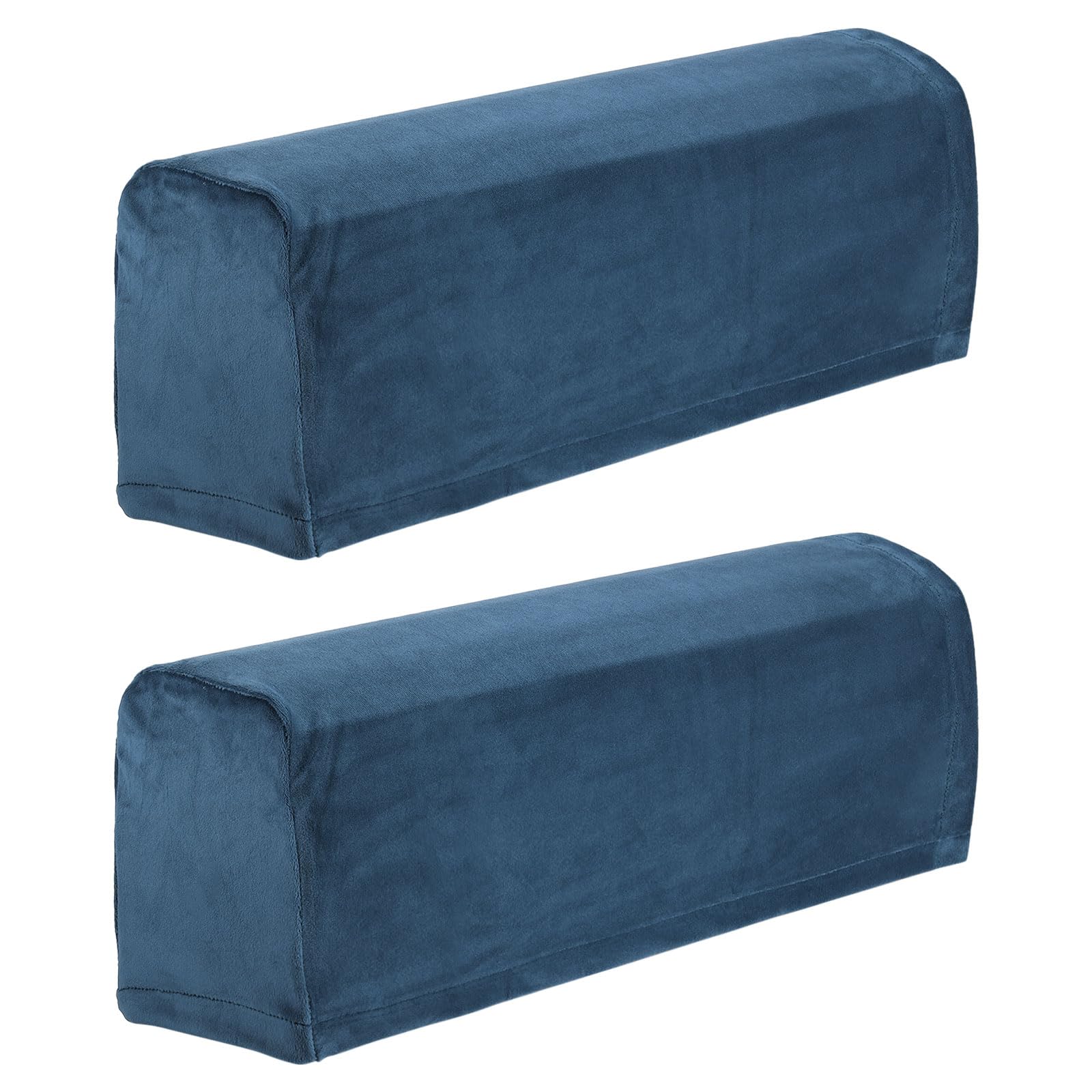 Photo 1 of uxcell 2 Pcs Sofa Armrest Covers Stretch Couch Armrest Cover for Chairs Sofas Couch Arm, Scratch-Resistant Sofa Arm Cover, Navy Blue