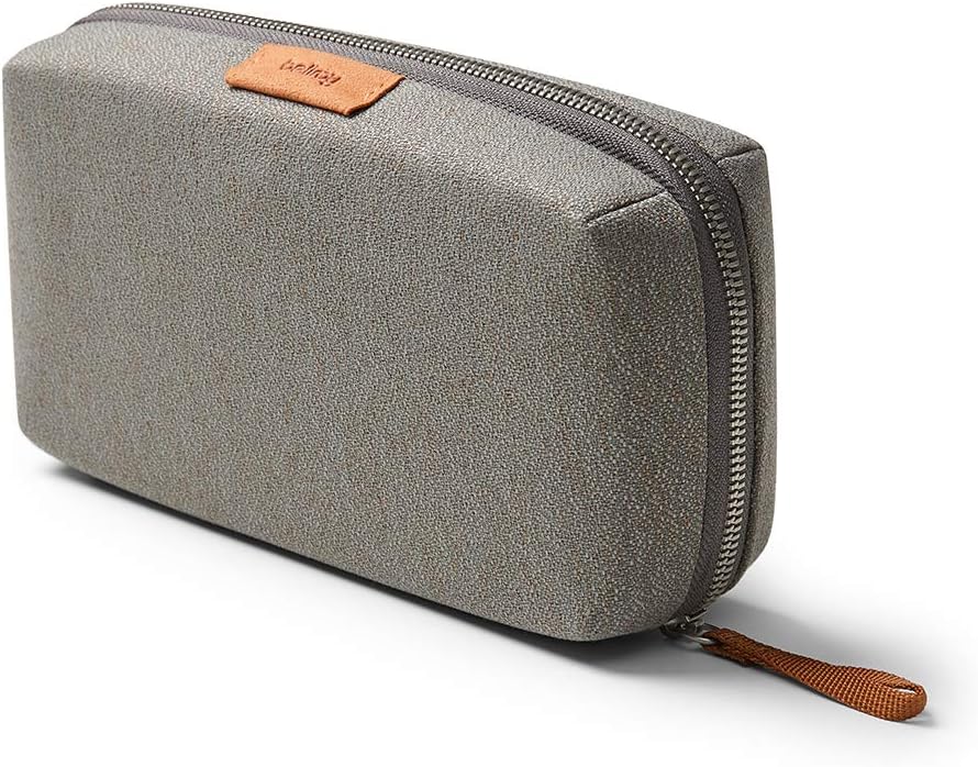 Bellroy Tech Kit, tech accessories zip pouch (power bank, phone charger, cables, earbuds) - Limestone