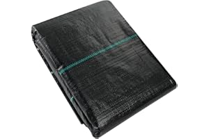 Flysogan BPL 4ft×100ft Garden Weed Barrier Fabric Heavy Duty Landscape Fabric with Superior Permeability Easy Set up Weed Control Ground Cloth