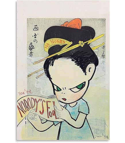Amazon.com: INOMAK Yoshitomo Nara Poster We are Punks Cartoon