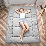 MAXYOYO Japanese Floor Futon Mattress Double Gray Tatami Mat Foldable