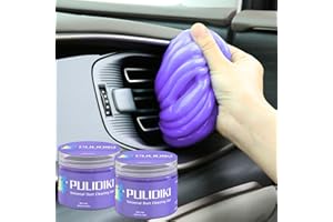 PULIDIKI Car Cleaning Gel for Car Cleaning Putty Car Slime for Cleaning Car Detailing Putty Detail Tools Car Interior Cleaner Car Cleaning Kits Car Accessories Purple (2Pack)