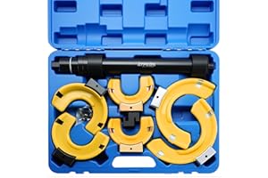 ATPEAM Macpherson Strut Coil Spring Compressor Tool Kit | Interchangeable Fork Coil Spring Compressor Tool Set for Easy Sprin