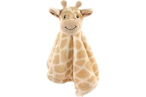 Hudson Baby Unisex Baby Animal Face Security Blanket, Giraffe, One Size
