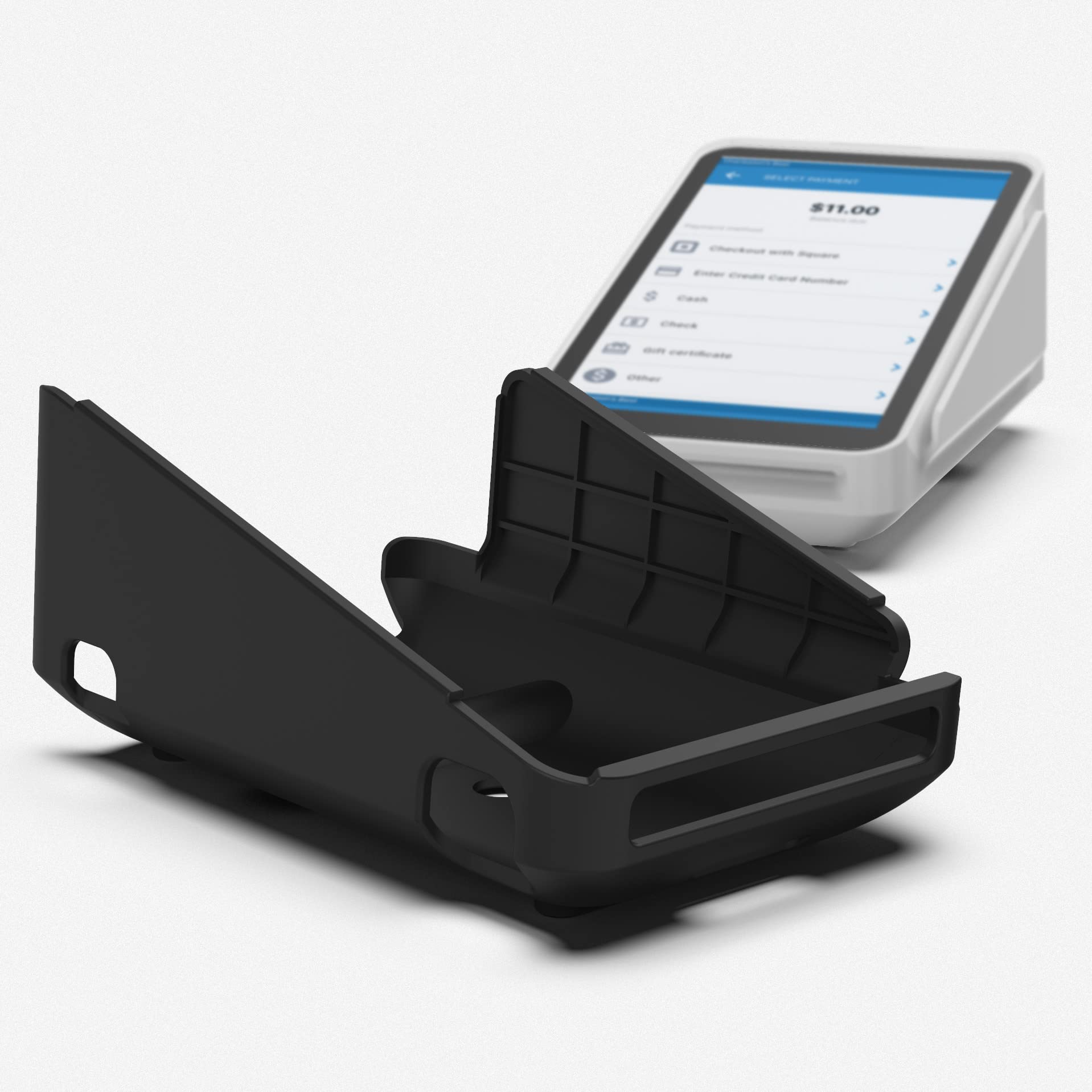 ENCASED Protective Case and Screen Protector for Square Terminal Card Reader - Rubberized Hard Casing with Non-Slip Base and Tempered Glass (Products)