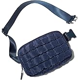 Gitus Trending Gifts for Women Puffer Crossbody Bags for Women Belt Bag Fanny Pack with Adjustable Straps Lightweight Quilted Puffy Bag Woman Gifts (Navy)