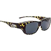 JP by Jonathan Paul Vintage Fitovers Sunglasses - Polarized Grey Lenses with 100% UVA and UVB Protection, Oleophobic Smudgeproof coating - Tortoise Frame