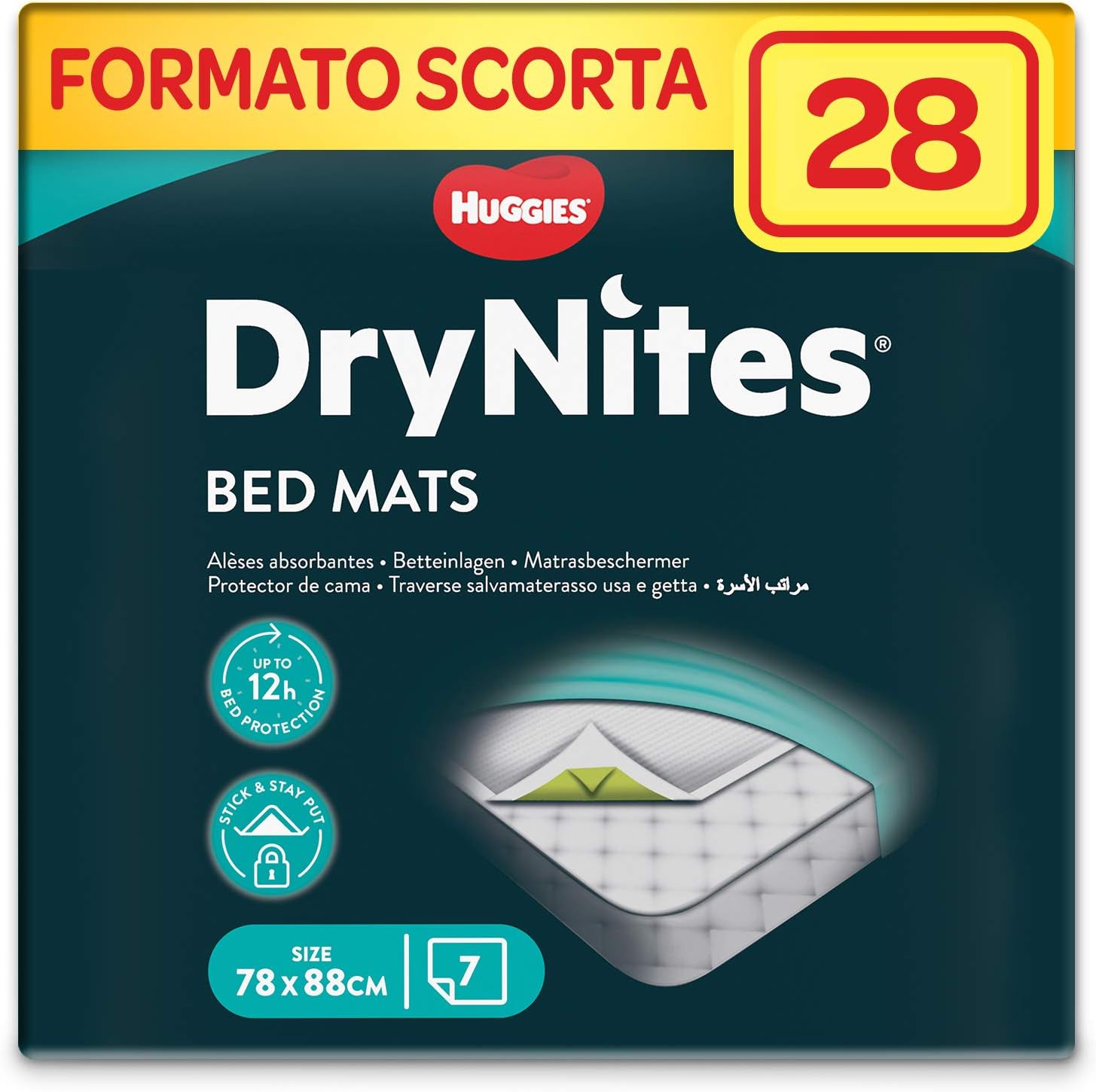 pampers dry nights bed mats