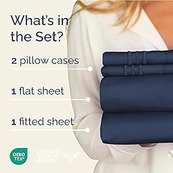 Full Size 4 Piece Sheet Set - Comfy Breathable