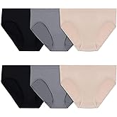 Fruit of the Loom Women's No Show Seamless Underwear, Amazing Stretch & No Panty Lines, Available in Plus Size