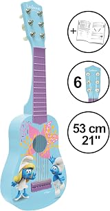 Lexibook The Smurfs My First Guitar Kids 6 Nylon Strings 53 cm Blue K200SF view 2