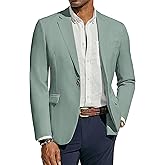 PJ PAUL JONES Men's Lightweight Sport Coat Casual One Button Blazer Breathable Sportcoat