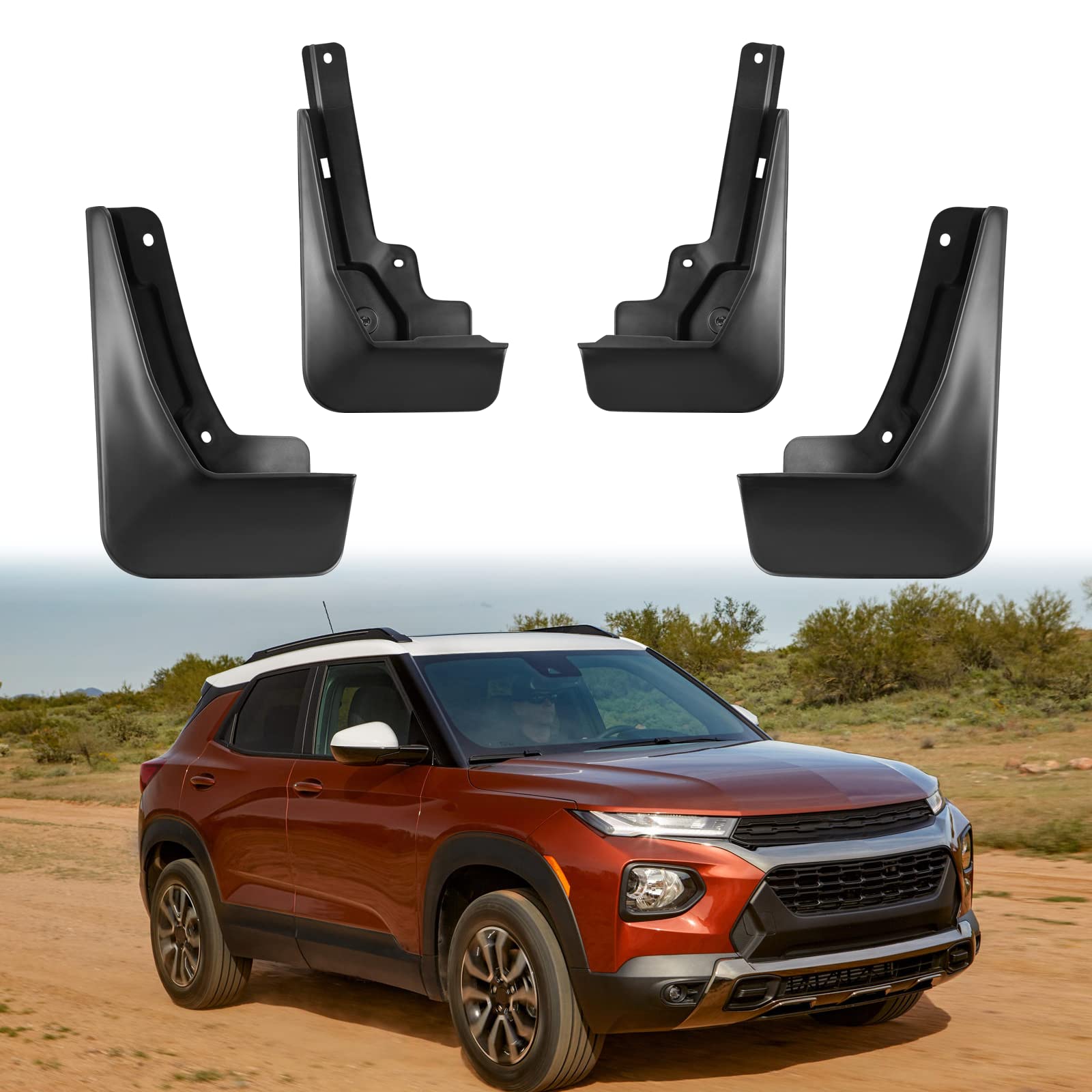 Photo 1 of BDFHYK Mud Flaps Splash Guards 4PCS Mud Guards Compatible for 21-22 Chevy Trailblazer with OEM Fender Flares
