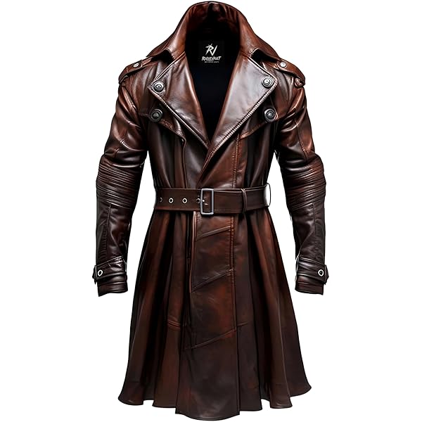 The Classo Women's Genuine Leather Trench Coat - Elegance