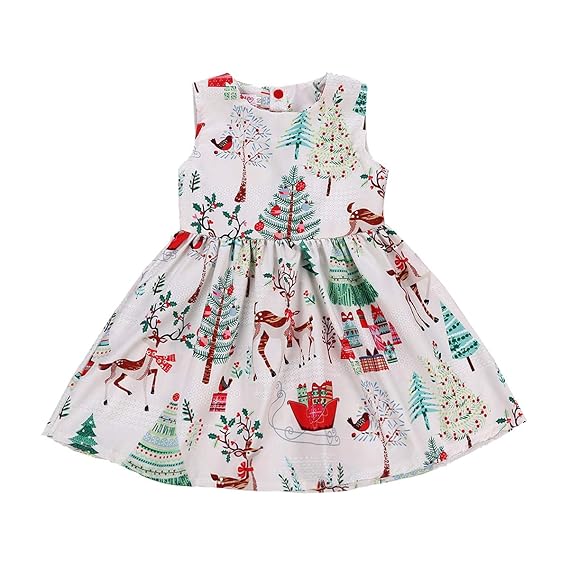 baby white christmas dress