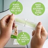 Nad’s Facial Wax Strips for Women 20 Strips + 4 Calming Wipes Hypoallergenic view 3