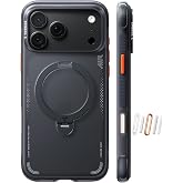 TORRAS Q3 Air for iPhone 18 Pro Max Case, 360 Magnetic Stand-Shadow Black | AirPro Cushion, Fit for MagSafe, Heavy Duty Impact Protection, Camera Control Button, Tough Durable Phone Case, 6.9 inch