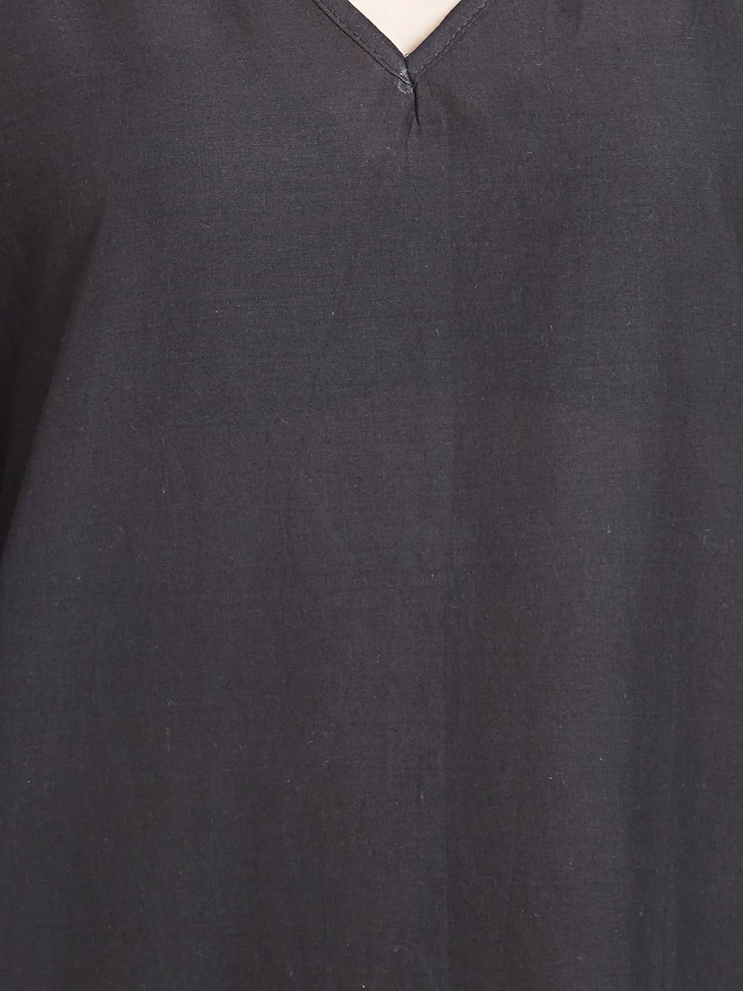 the beach company black cotton tassel kaftan