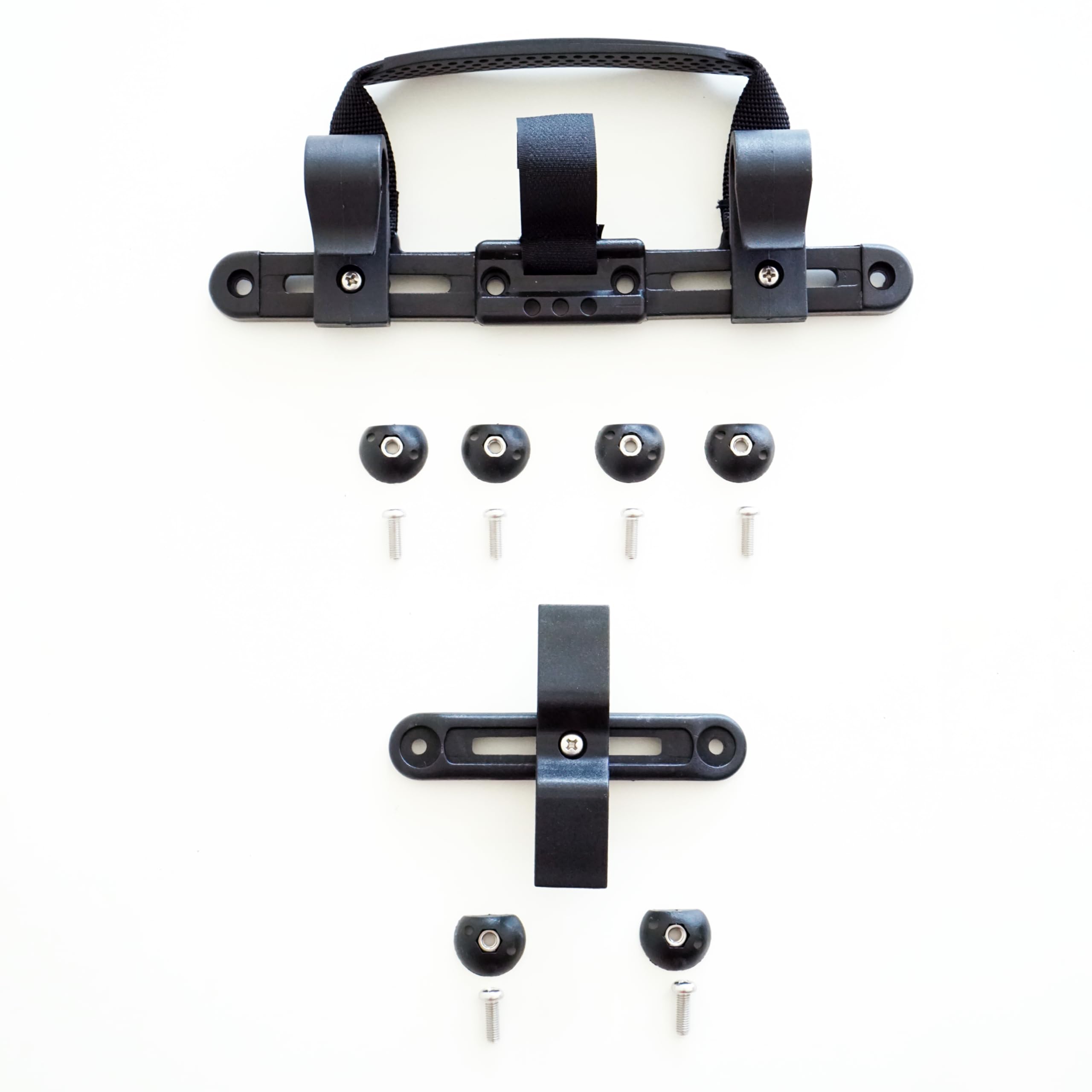 Vincita Bike Pannier Hardware Kit - Convert Bag to Bicycle Pannier - One Set of Mounting Attachment Hardware (Rack Diameter Up to 20 mm)