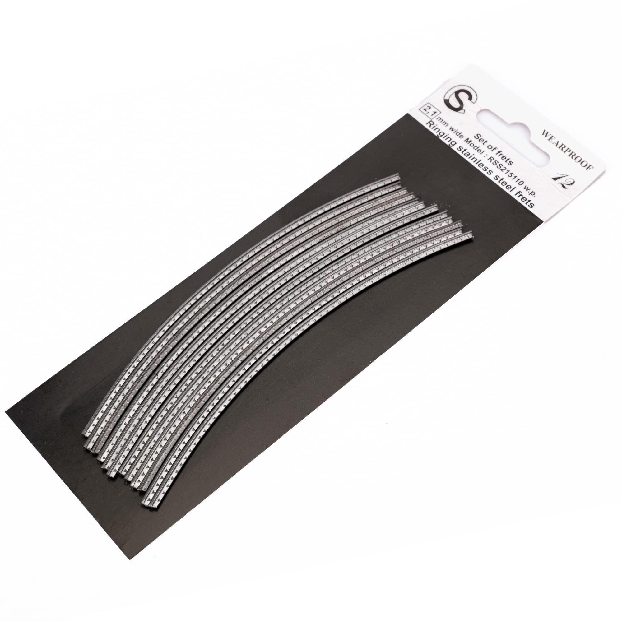 Sintoms RSS215110 Ringing Stainless Steel 2.2mm Medium Fret Wire Set for Classic Acoustic Guitar