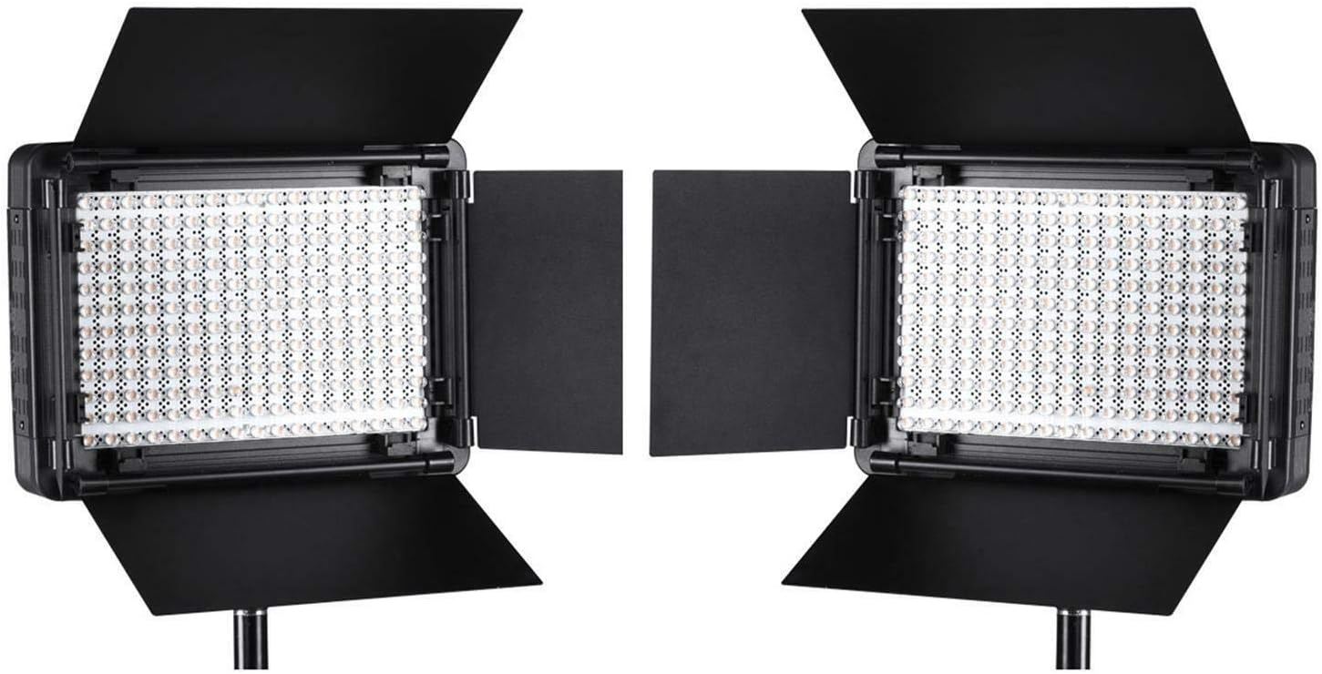 NICEFOTO DMX-1080 Bi-Color LED Light Panel 2 x 100W