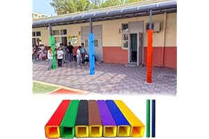 Customizable Foam School Basement Pole Wrap Column Cover, Basketball Goal Crash Pad, Garage Football Court Parking Lot Post P