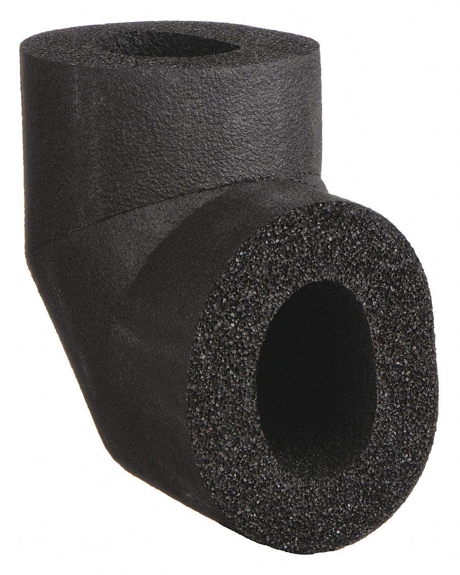 2" x 59/64" Elastomeric Elbow Pipe Fitting Insulation, 1/2" Wall