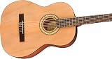 Fender FA-25N Classical Acoustic Guitar Natural Walnut Fingerboard view 2