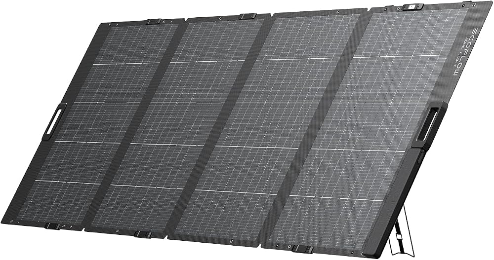 EF EcoFlow 400W Lightweight Solar Panel Bifacial N-Type with XT60 Cable