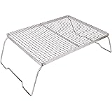 Portable Open Fire Campfire Grill, 304 Stainless Steel Firepit - View #10