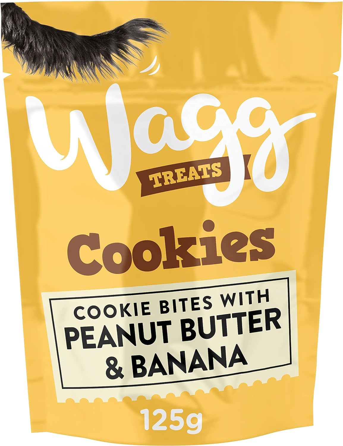 Wagg Cookie Bites Peanut Butter & Banana Dog Treats 125g (Pack of 7) - Oven Baked