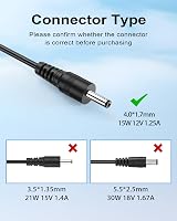 TKDY 15W 12V Power Adapter for Alexa Echo Dot Show TV Cube 5 3rd-5th Gen view 5