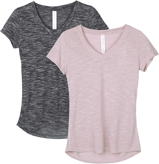 Amazon.com: icyzone - Camisas de entrenamiento para mujer ...