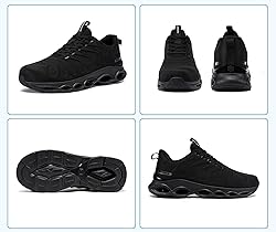 LARNMERN Steel Toe Shoes for Men Wide Safety Shoes