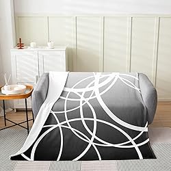 Feelyou Geometric Print Flannel Fleece Blanket