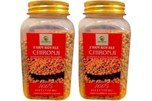 Farm Royale Chironji Whole-(200gm& 200gm)||1+1 Combo ||100% Pure and Natural||Handpicked Material||No Added Colour||Export Qu