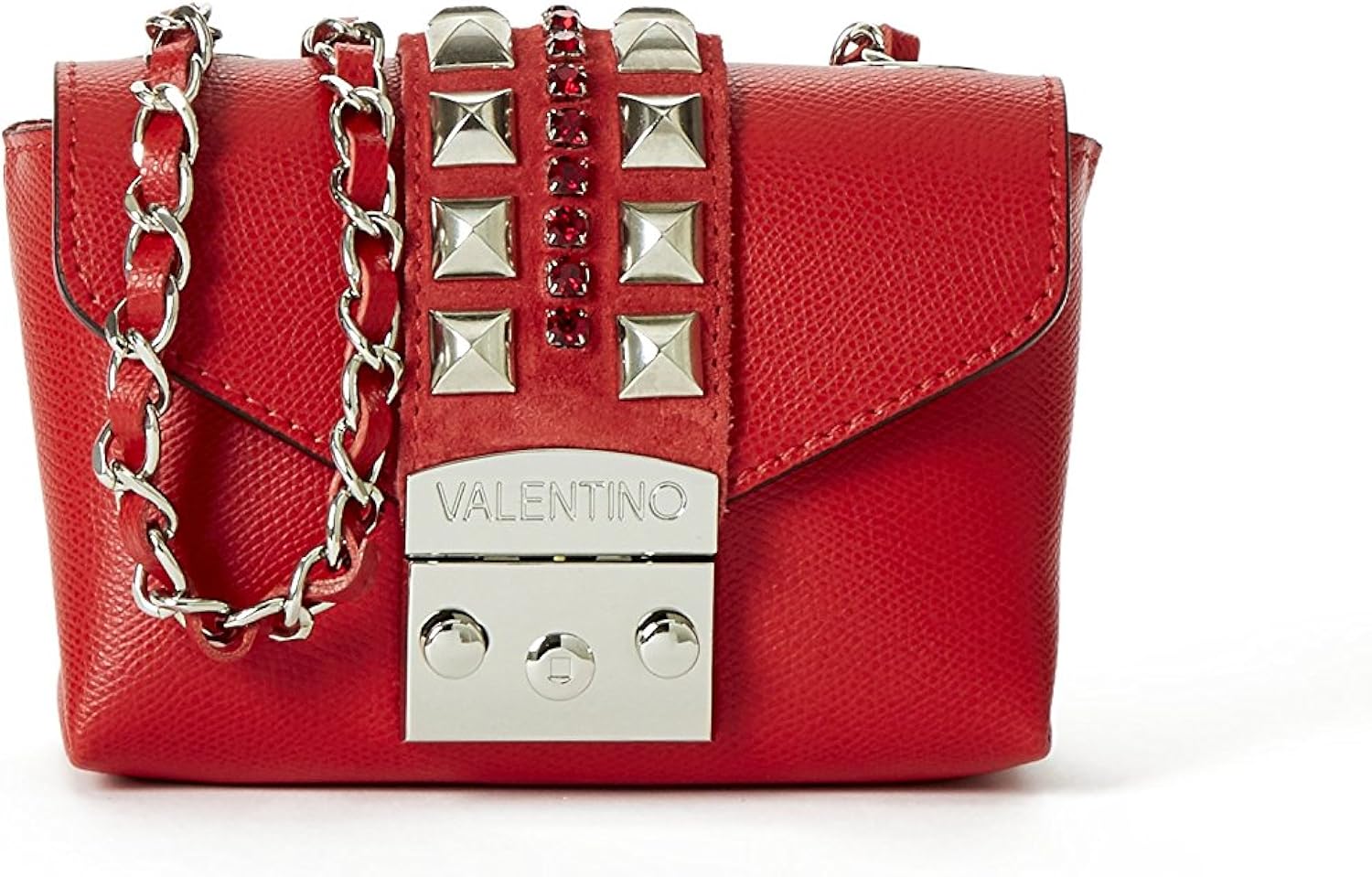 valentino red velvet bag